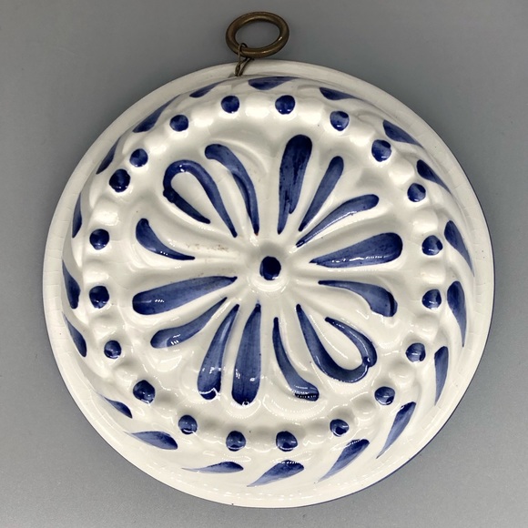 Set of 3 ABC Bassano Ceramic Hand Painted Mold Wall Hangings Italian Vintage - Picture 5 of 12